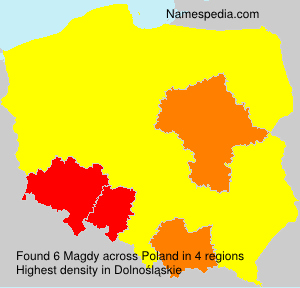 Surname Magdy in Poland Surname Magdy in Poland