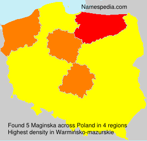 Surname Maginska in Poland Surname Maginska in Poland