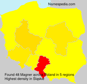 Surname Magner in Poland Surname Magner in Poland