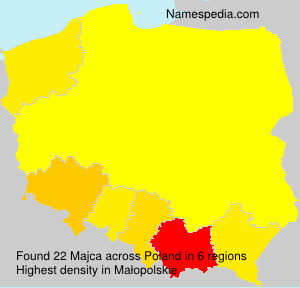 Surname Majca in Poland Surname Majca in Poland