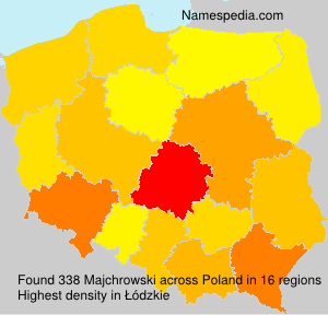 Surname Majchrowski in Poland Surname Majchrowski in Poland