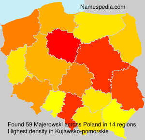 Surname Majerowski in Poland Surname Majerowski in Poland