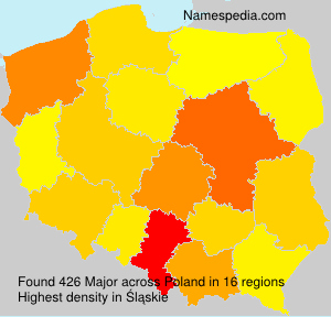 Surname Major in Poland Surname Major in Poland
