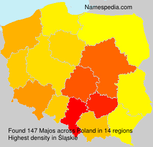 Surname Majos in Poland Surname Majos in Poland