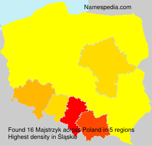Surname Majstrzyk in Poland Surname Majstrzyk in Poland
