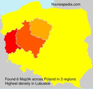Surname Majzlik in Poland Surname Majzlik in Poland