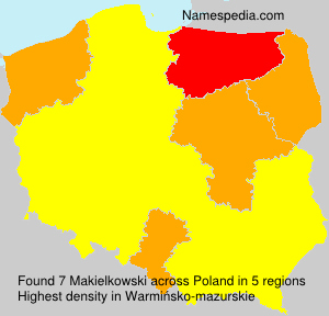 Surname Makielkowski in Poland Surname Makielkowski in Poland
