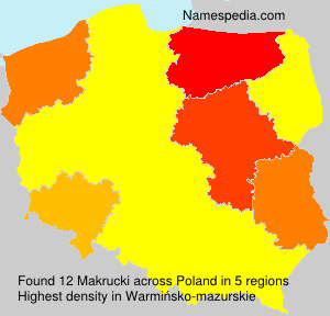Surname Makrucki in Poland Surname Makrucki in Poland