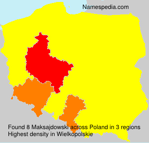 Surname Maksajdowski in Poland Surname Maksajdowski in Poland
