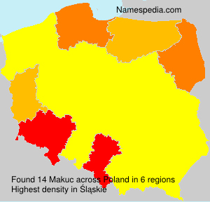 Surname Makuc in Poland Surname Makuc in Poland