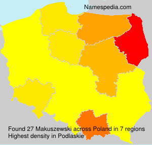 Surname Makuszewski in Poland Surname Makuszewski in Poland