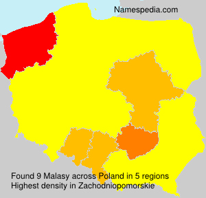 Surname Malasy in Poland
