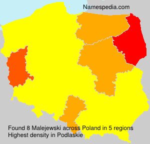 Surname Malejewski in Poland Surname Malejewski in Poland