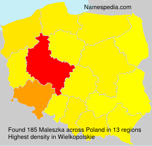 Surname Maleszka in Poland Surname Maleszka in Poland