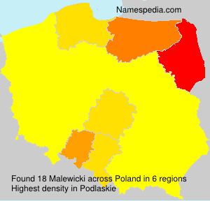 Surname Malewicki in Poland