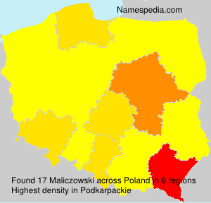 Surname Maliczowski in Poland Surname Maliczowski in Poland