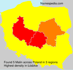 Surname Malin in Poland Surname Malin in Poland