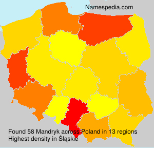 Surname Mandryk in Poland Surname Mandryk in Poland