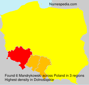 Surname Mandrykowski in Poland Surname Mandrykowski in Poland