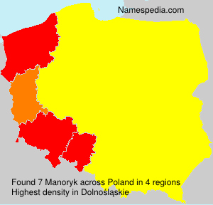 Surname Manoryk in Poland Surname Manoryk in Poland