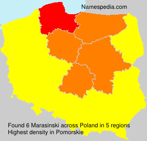 Surname Marasinski in Poland Surname Marasinski in Poland