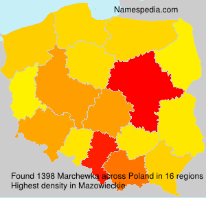Surname Marchewka in Poland Surname Marchewka in Poland