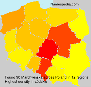 Surname Marchwinska in Poland Surname Marchwinska in Poland
