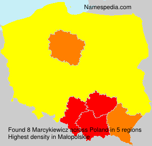 Surname Marcykiewicz in Poland Surname Marcykiewicz in Poland