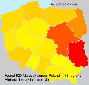 Surname Marczuk in Poland Surname Marczuk in Poland