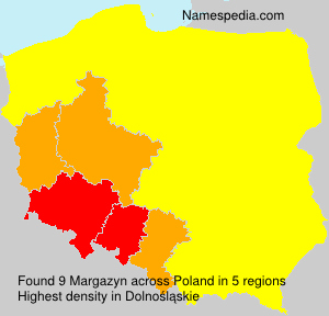 Surname Margazyn in Poland