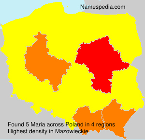 Familiennamen Maria - Poland