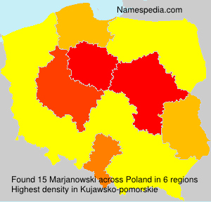 Surname Marjanowski in Poland Surname Marjanowski in Poland