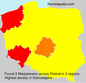 Surname Marjasiewicz in Poland Surname Marjasiewicz in Poland