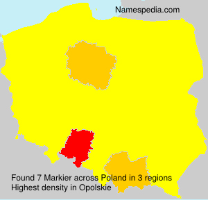 Surname Markier in Poland Surname Markier in Poland