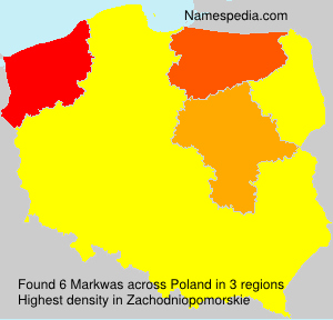 Surname Markwas in Poland Surname Markwas in Poland