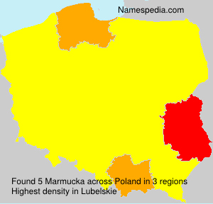 Surname Marmucka in Poland Surname Marmucka in Poland