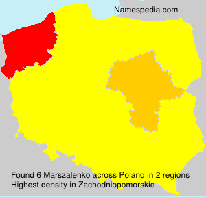 Surname Marszalenko in Poland Surname Marszalenko in Poland