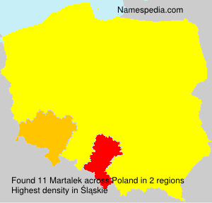 Surname Martalek in Poland Surname Martalek in Poland