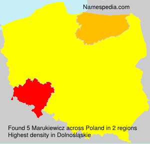 Surname Marukiewicz in Poland Surname Marukiewicz in Poland