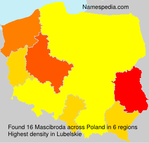 Surname Mascibroda in Poland Surname Mascibroda in Poland