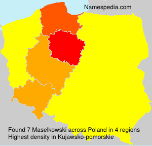 Surname Maselkowski in Poland Surname Maselkowski in Poland
