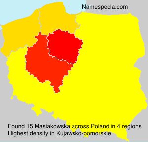 Surname Masiakowska in Poland Surname Masiakowska in Poland