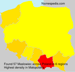 Surname Maslowiec in Poland Surname Maslowiec in Poland