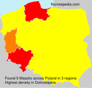 Surname Maszko in Poland Surname Maszko in Poland