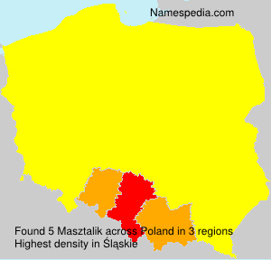 Surname Masztalik in Poland Surname Masztalik in Poland