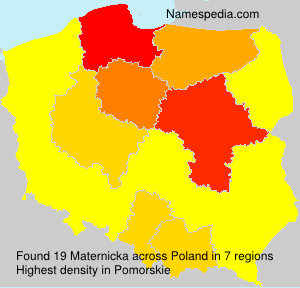 Surname Maternicka in Poland Surname Maternicka in Poland