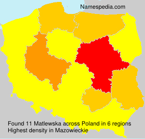 Surname Matlewska in Poland Surname Matlewska in Poland