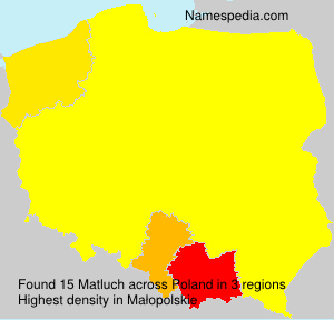 Surname Matluch in Poland Surname Matluch in Poland
