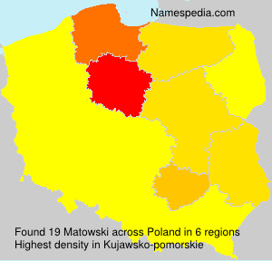 Surname Matowski in Poland Surname Matowski in Poland