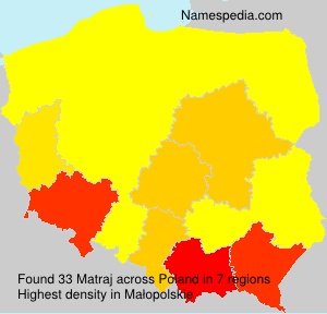 Surname Matraj in Poland Surname Matraj in Poland